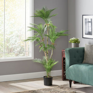 English Elm 165cm Artificial Palm Tree Faux Tropical Floor Plant with Flexible Iron Frame 70546.00
