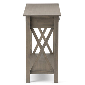 English Elm Kitchener Console Sofa Table - Rustic Farmhouse Grey With Storage, Stylish Design For Any Space B136P158209