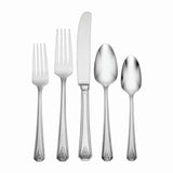 Oneida Deauville 1929 Art Deco 45-Piece Stainless Steel Flatware Set for 8