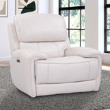 Parker House Parker Living Empire - Verona Ivory Power Recliner Verona Ivory Top Grain Leather with Match (X) MEMP#812PH-VIV