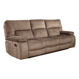 Parker House Chapman - Kona Manual Glider Reclining Sofa And Two Recliners Brown 94% Polyester,6% Nylon (W) Mcha-311-kon