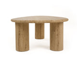 VIG Furniture Modrest Gracemont - Modern Travertine Marble Freeform Coffee Table VGBR-SBA-4962