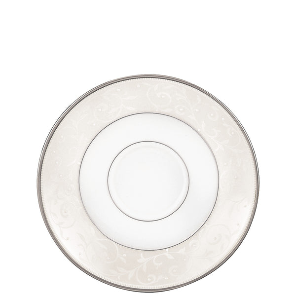 Lenox Opal Innocence Saucer White, WHITE BONE CHINA 6141113