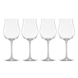 Tuscany Classics Rose Wine Glass Set, 4-Piece, Mouthblown Crystal, Dishwasher Safe