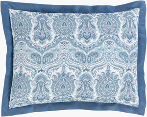 Surya Griffin Traditional Cotton Bedskirt: Elegant, Breathable & Easy-care Design For Cozy Bedroom Style Blue Cotton,Cotton Grf1001-s