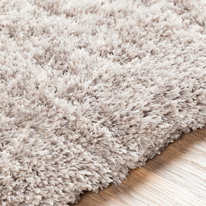 Surya Grizzly 2' X 3' Handwoven Area Rug - Stylish, Plush Polyester Textiles For Modern Home Décor Light Slate Polyester Grizzly10-23