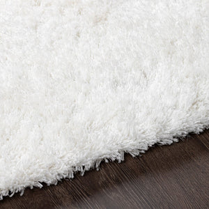 Surya Grizzly 2' X 3' Handwoven Area Rug - Stylish, Plush Polyester Textiles For Modern Home Décor White Polyester Grizzly9-23
