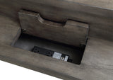 Parker House Sundance - Smokey Grey 92 In. TV Console Smokey Grey Poplar Solids / Birch Veneers SUN#92-SGR