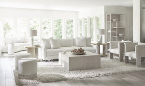 Bernhardt Bernhardt Solaria Etagere — Sculptural Mondrian‑Inspired Oak Display With Chiseled Resin Panels, Weathered Bone Finish 310814