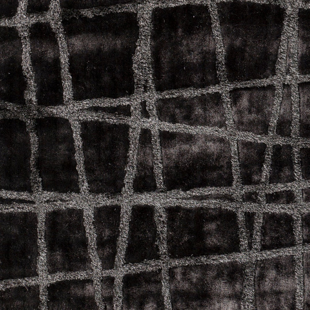 Surya Graph Grp-2001 Modern Handmade 2'6" X 8' Rug – Durable Polyester, Charming Design, Medium Pile Black Polyester Grp2001-268