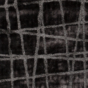 Surya Graph Grp-2001 Modern Handmade 2'6" X 8' Rug – Durable Polyester, Charming Design, Medium Pile Black Polyester Grp2001-58