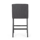 Christopher Knight Home® - Noble House - - Upholstered 30.5 Inch Counter Stools - Charcoal/Gray