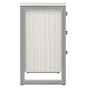 Bernhardt Bernhardt Stratum Dresser In Mist Wood Grain With 6 Soft-Close Drawers & Polished Nickel Accents 325052