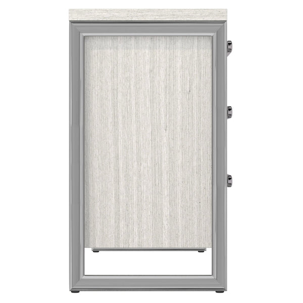 Bernhardt Bernhardt Stratum Dresser In Mist Wood Grain With 6 Soft-Close Drawers & Polished Nickel Accents 325052