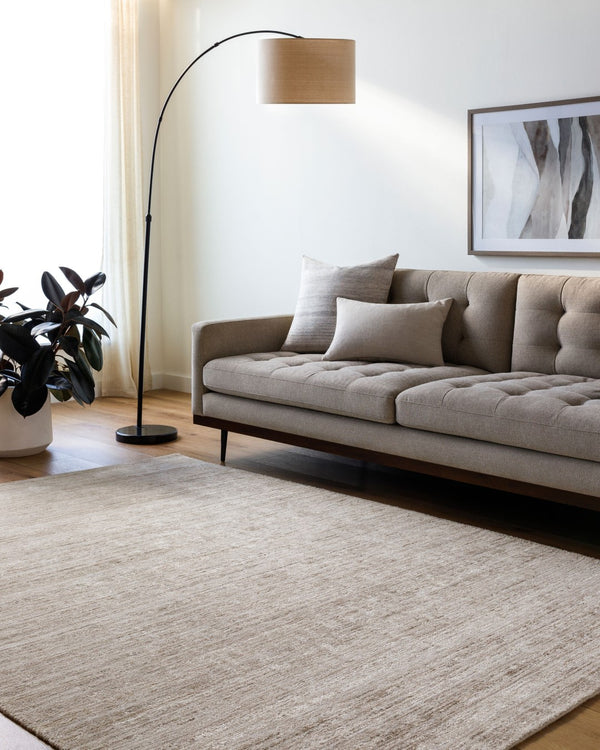 Surya Grandeur Handcrafted 2' X 3' Viscose Rug - Luxurious Medium Pile For Elegant Living Spaces Ivory Viscose Gru2300-23
