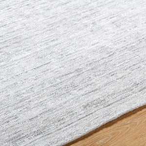 Grandeur GRU-2301 9' x 12' Handmade Rug GRU2301-912  Silver, Light Silver, Metallic - Silver Surya