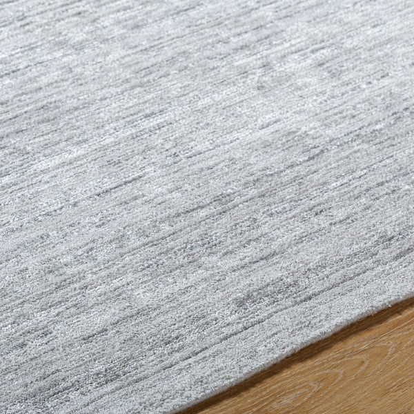 Surya Grandeur Handcrafted 2' X 3' Viscose Rug - Luxurious Medium Pile For Elegant Living Spaces Silver Viscose Gru2301-23