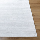 Grandeur GRU-2302 9' x 12' Handmade Rug GRU2302-912  Light Silver Surya