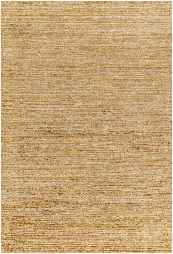 Surya Grandeur Handcrafted 2' X 3' Viscose Rug - Luxurious Medium Pile For Elegant Living Spaces Goldenrod Viscose Gru2303-23