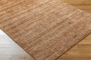 Surya Grandeur Handcrafted 2' X 3' Viscose Rug - Luxurious Medium Pile For Elegant Living Spaces Chestnut Viscose Gru2305-23