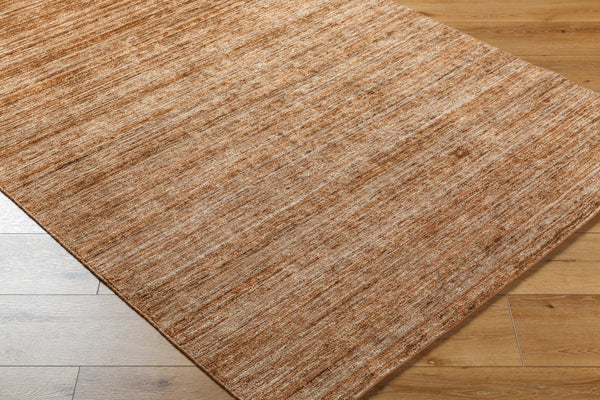 Surya Grandeur Handcrafted 2' X 3' Viscose Rug - Luxurious Medium Pile For Elegant Living Spaces Chestnut Viscose Gru2305-23