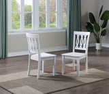 Steve Silver Naples Side Chair White, Set of 2 NA500SW