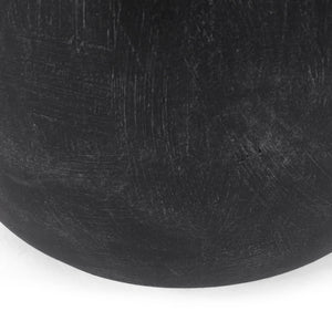 English Elm Outdoor Seamless Concrete Barrel Side Table for Patio Lounge and Indoor Accent Use 73448.00