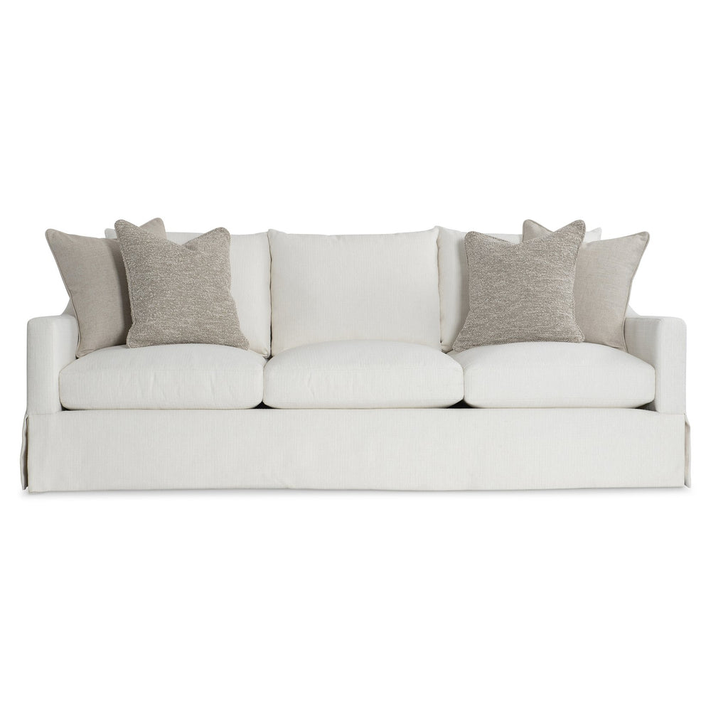 Bernhardt Bernhardt Grace Tailored Fabric Sofa with Down Blend Cushions and Skirted Base P5017D