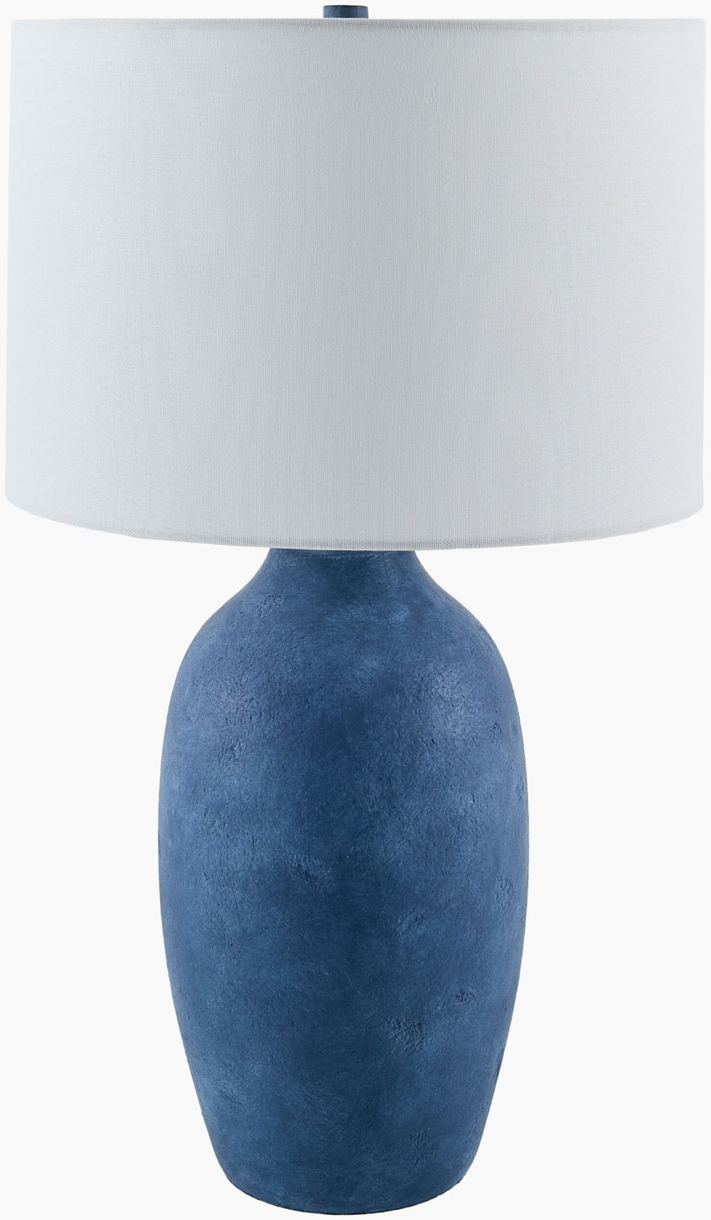 Livabliss Gasius Cement Body Table Lamp with Linen Shade for Industrial Rustic Bedroom Ambiance GSU-007