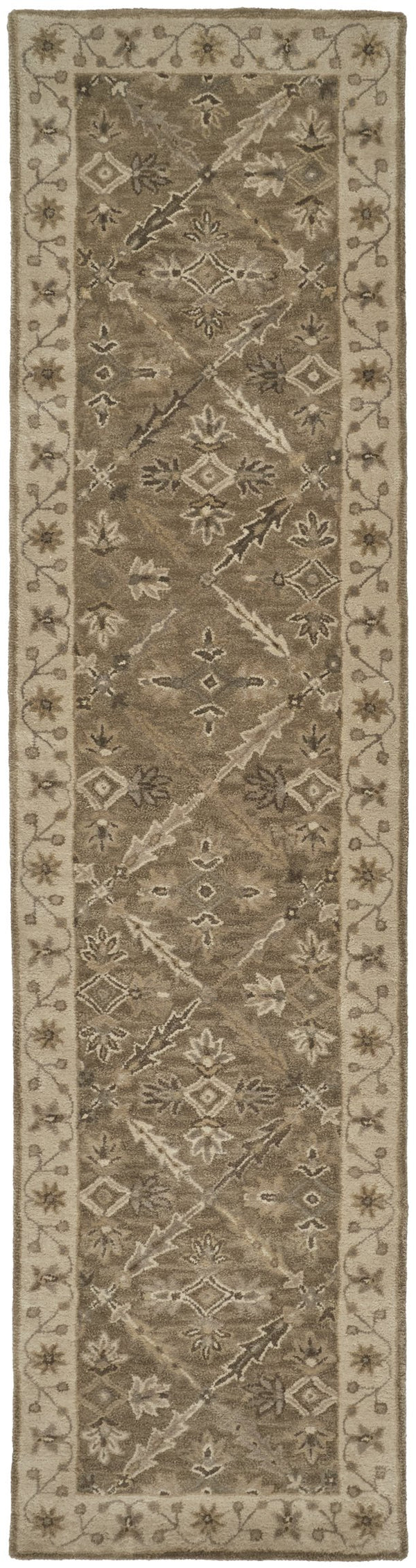 Feizy Rugs Eaton Hand-tufted Wool Oriental Rug - Timeless Persian Design For Elegant Home Decor And Comfort Green,Brown,Taupe Wool 6548424fsag000i10