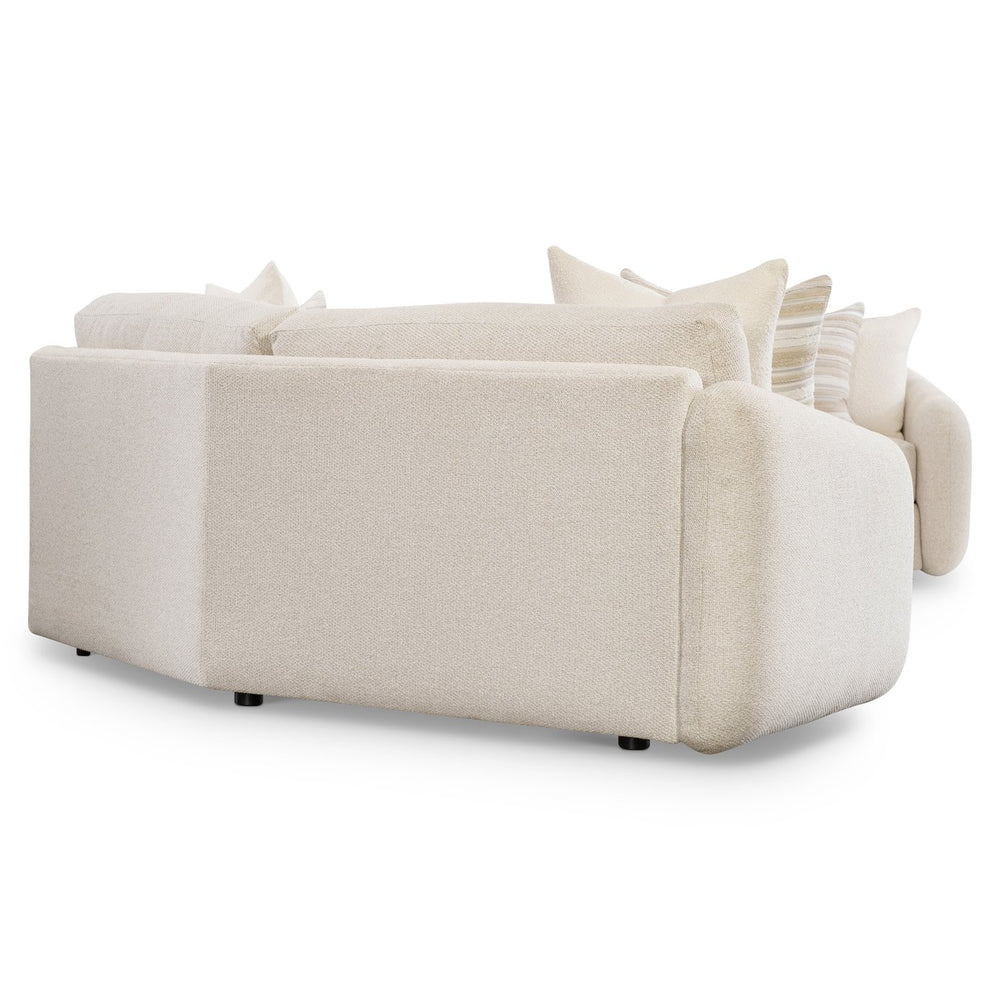 Bernhardt Bernhardt Crescent Soleil 3-Piece Fabric Sectional — Made-To-Order Midcentury Modern Lounge Sofa K2177