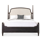 Americana King Upholstered Poster Bed 7050-90666-89 Beige Americana Collection 7050-90666-89 Hooker Furniture