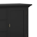 Redmond Medium Storage Cabinet Black B136P159530 Hearth and Haven