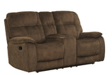 Parker Living Cooper - Shadow Brown Reclining Console Loveseat