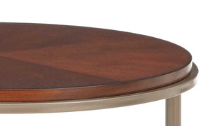 English Elm Steve Silver - Miles - Round End Table - Brown