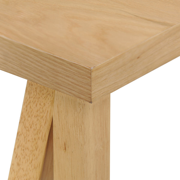 English Elm Christopher Knight Home® - DINING table solid wood and MDF farmhouse dining table 74.5" versatile large desk gaming surface farmhouse style durable design Oak 60386.00OAK