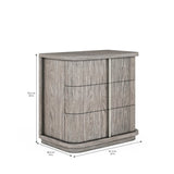 A.R.T. Furniture Vault Bedside Chest 285142-2354 Gray 285142-2354