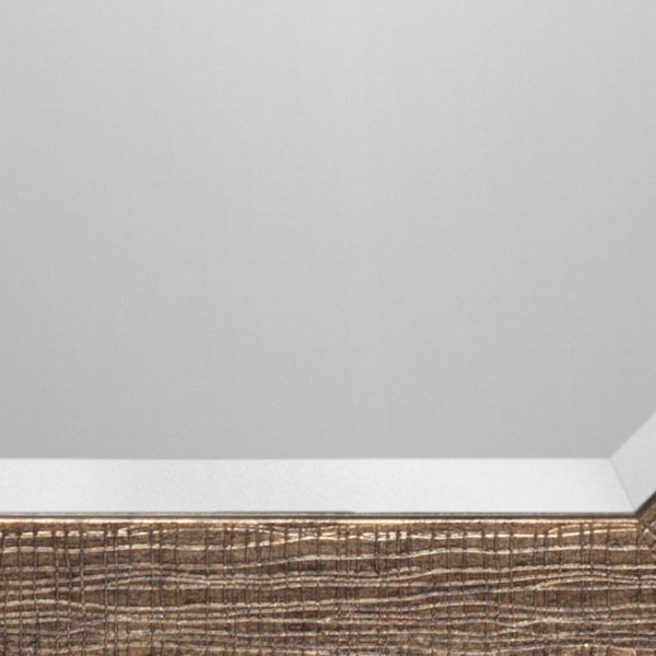 Surya Gateway Mirror 24"H X 24"W - Elegant, Versatile Home Decor Piece For Any Room, Easy Maintenance Frame, Metallic ,Copper Polystyrene Gtw002-2424