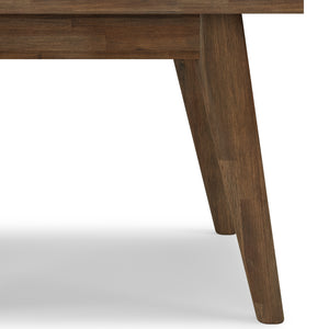 English Elm Clarkson End Table - Handcrafted Rustic Acacia Wood With Drawer, Mid-Century Style & Aged Finish B136P158774
