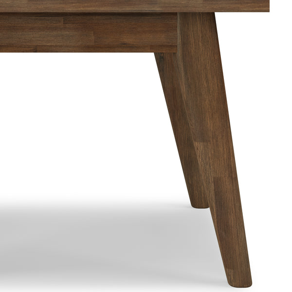 English Elm Clarkson End Table - Handcrafted Rustic Acacia Wood With Drawer, Mid-Century Style & Aged Finish B136P158774