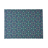 Christopher Knight Home® - Noble House - Camelia Outdoor 7'10" X 10' Medallion Area Rug, Blue and Green