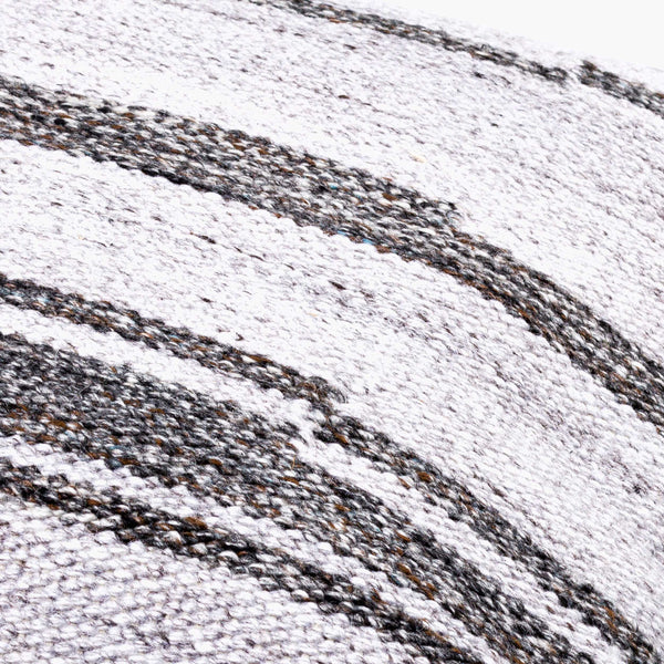 Surya Guinea Accent Pillow - 18"X18" Stylish & Durable Outdoor Safe Decor For Modern Living Spaces Charcoal Recycled Pet Yarn,Polyester Gui001-2020p