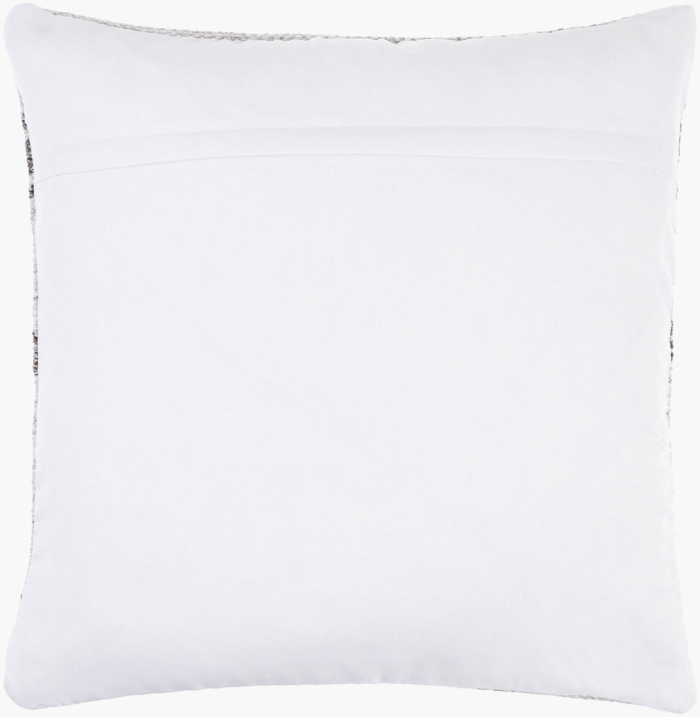 Surya Guinea Accent Pillow - 18"X18" Stylish & Durable Outdoor Safe Decor For Modern Living Spaces Charcoal Recycled Pet Yarn,Polyester Gui001-2020p