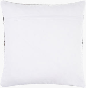 Surya Guinea Accent Pillow - 18"X18" Stylish & Durable Outdoor Safe Decor For Modern Living Spaces Charcoal Recycled Pet Yarn,Polyester Gui001-2020p