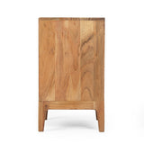 Christopher Knight Home® - Noble House - Amwiler Modern Handcrafted Acacia Wood Side Table, Natural