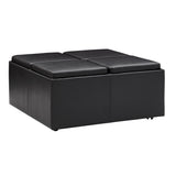 Monti Upholstered Storage Ottoman