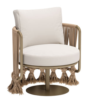 Uzel Accent Chair White 704009 Zuo Modern