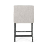 Christopher Knight Home® - Noble House - - Set Of 2 Upholstered 26 Inch Counter Stool - Light Gray/Gray