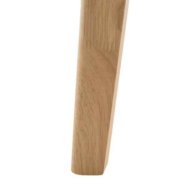 English Elm Christopher Knight Home® - DINING Mid-Century Solid Wood & Faux Wood Top Table with Rubberwood Legs, Sleek Rounded Edge Design Natural 58907.00OAK