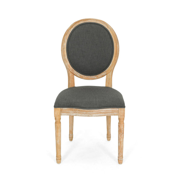 English Elm Christopher Knight Home® - Kd Dining Chair - Timeless French Country Elegance With Upholstered Comfort For Your Dining Room 60352.00BCDGRY